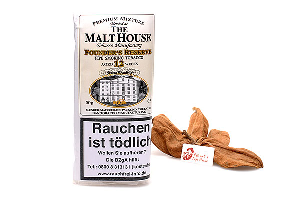 The Malthouse Founders Reserve Pipe tobacco 50g Pouch